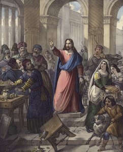 Cristo purifica o templo