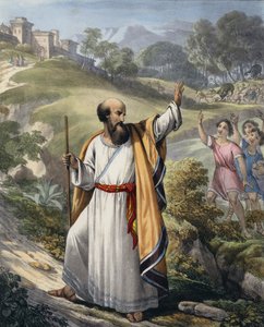 Elisha (gravura colorida) de Siegfried Detler Bendixen
