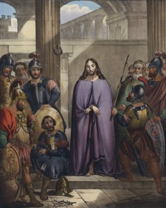 Os soldados romanos zombando de Cristo de Siegfried Detler Bendixen