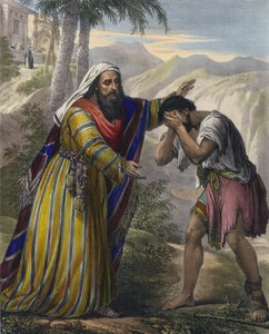 O filho pródigo (gravura colorida) de Siegfried Detler Bendixen