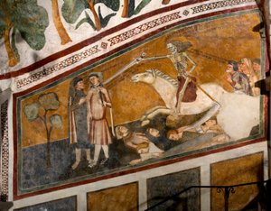 O Triunfo da Morte Detalhe de um afresco da Escola de Siena