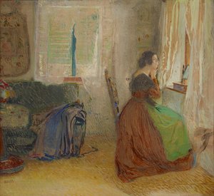Quarto em uma antiga casa da floresta de Sigmund Walter Hampel