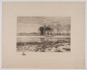 Paisagem de inverno de Sigvard Hansen