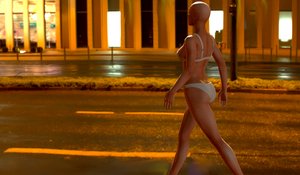 Esquema urbano: Reflexão nocturna de Silvia Martini