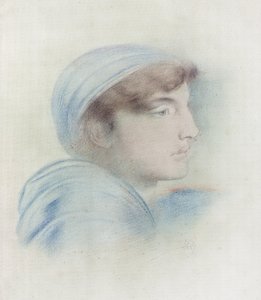 Estudo da Figura em Perfil de Simeon Solomon