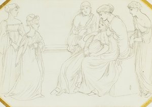 A Pequena Improvisatriz, 1867 de Simeon Solomon