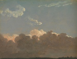 Estudo da Nuvem Tempestade Distante, ca. 1786-1806.