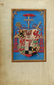 Wappen des Kardinals Albrecht von Brandenburg de Simon Bening