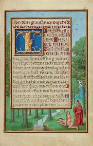 Rand mit der Erschaffung Evas de Simon Bening