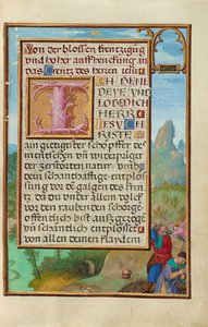 Rand mit dem Opfer Isaaks de Simon Bening