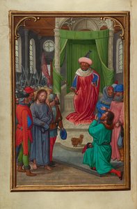 Cristo perante Herodes de Simon Bening