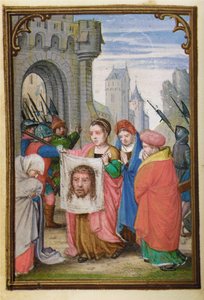 Fólio de um Livro de Horas em miniatura, uso de Roma, Bruges, 1530-35 de Simon Bening