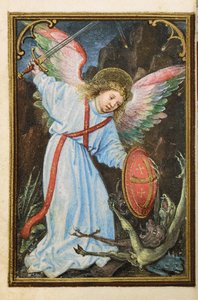 Fólio de um Livro de Horas em miniatura, uso de Roma, Bruges, 1530-35 de Simon Bening