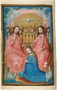 Fólio de um Livro de Horas em miniatura, uso de Roma, Bruges, 1530-35 de Simon Bening