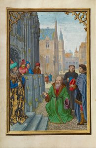 José de Arimatéia antes de Pilatos de Simon Bening