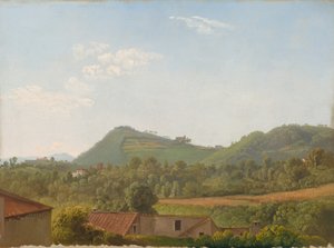 Vista perto de Nápoles de Simon Denis