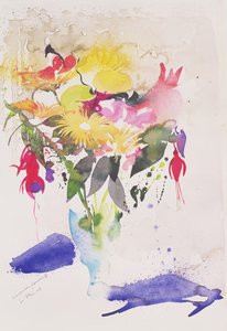 Flores de novembro II, 2002 (aguarela)