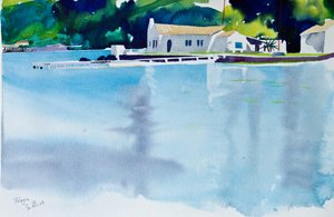 Pelagia, 2008 (aguarela) de Simon Fletcher