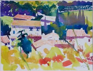Sol de maio, 2009 (aguarela) de Simon Fletcher