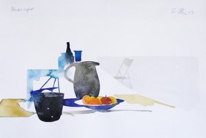 Luz de estúdio, 2003 (aguarela) de Simon Fletcher