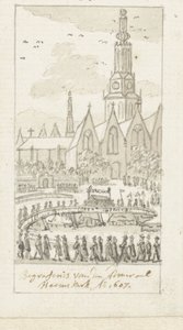 Enterro de Jacob van Heemskerck no Oude Kerk em Amsterdã, 1607