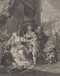 Gunhilda acusada de adultério, 1760.