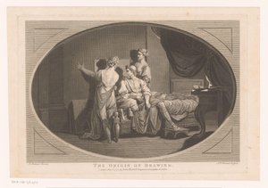 Invenção de desenho
A origem do desenho (título sobre o objecto) de Simon François Ravenet (le vieux)
