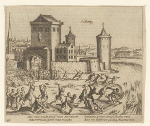 A Punição de Zichem, 1578 de Simon Frisius