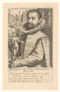 Retrato de Adriaen de Vries de Simon Frisius