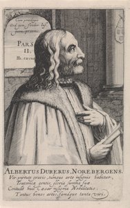 Retrato de Albrecht Dürer de Simon Frisius