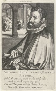 Retrato de Anthonie Blocklandt de Simon Frisius