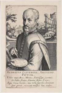 Retrato de Hendrik van Cleef de Simon Frisius