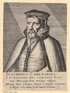 Retrato de Joachim Camerarius I de Simon Frisius