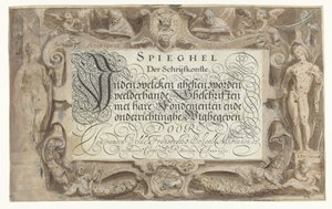 Espelho da Arte da Escrita, no qual se apresentam diversos tipos de escritos, com os seus fundamentos e instruções de Simon Frisius