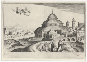 Cityscape com Mercúrio
Paisagens do Sul da Europa (título da série)
Topographia variarum regionum (título da série) de Simon Frisius