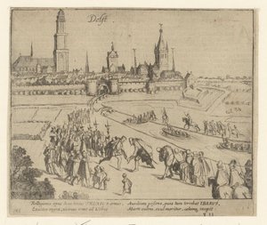 Truchsess é recebido em Delft, 1584