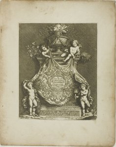 Prato Um, de A New Book of Ornaments de Simon Gribelin II