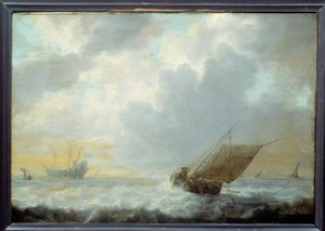 Marinha. Quadro de Simon De Vlieger