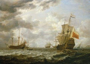 O Brederode ao largo de Hellevoetsluis, meados do século XVII (pintura)