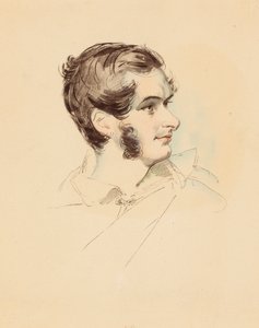 Retrato do escritor Prosper Mérimée 1803-1870, c. 1850.