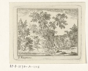 Paisagem com um pescador de Simon Klapmuts