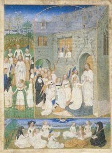 As Virgens Sagradas Saudadas por Cristo ao Entrarem nos Portões do Paraíso, ca. 1467-70.