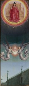 A alma de São Bertin levada a Deus a partir do retábulo de São Bertin, ca 1459