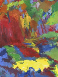 Caminho do bosque n.º 32, 2024 (óleo sobre tela)