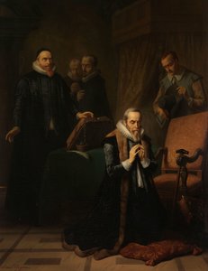 A última oração de Johan van Oldenbarnevelt de Simon Opzoomer