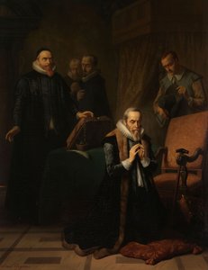 A última oração de Johan van Oldenbarnevelt de Simon Opzoomer