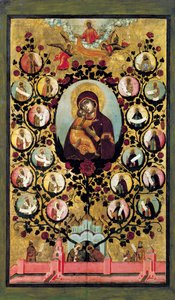 Apoteose da Virgem de Vladimir, 1668.