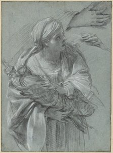 Creusa carregando os deuses de Tróia de Simon Vouet