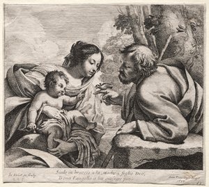 familia sagrada de Simon Vouet