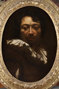 Auto-retrato. de Simon Vouet